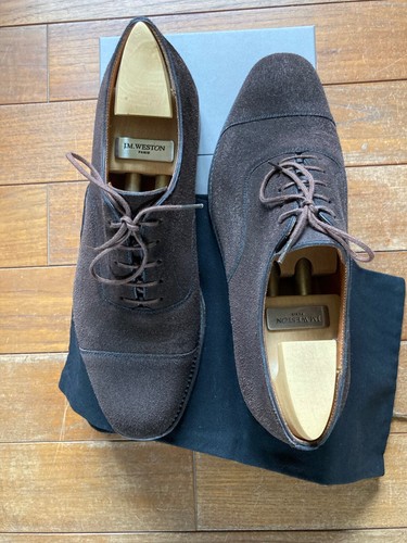 Weston richelieu daim dark