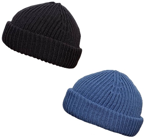 Court tricot côtelé bonnet - côtelé,
