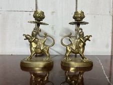 Ancienne, Paire De Bougeoir En