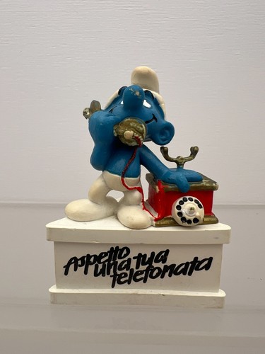 Figurine schtroumpfs socle