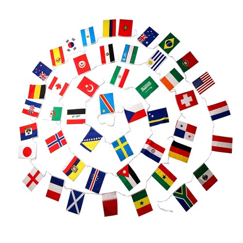 Guirlande drapeau coupe - guirlande,