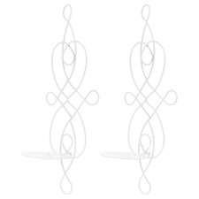  2 Pcs Bougeoir Mural