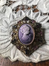 Vintage Style camée Broche  lot no 4