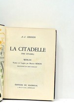 LIVRE ANCIEN CRONIN LA