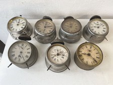 Lot ancien réveil cloche 1900 pendule horloge collection pendulette clock wecker