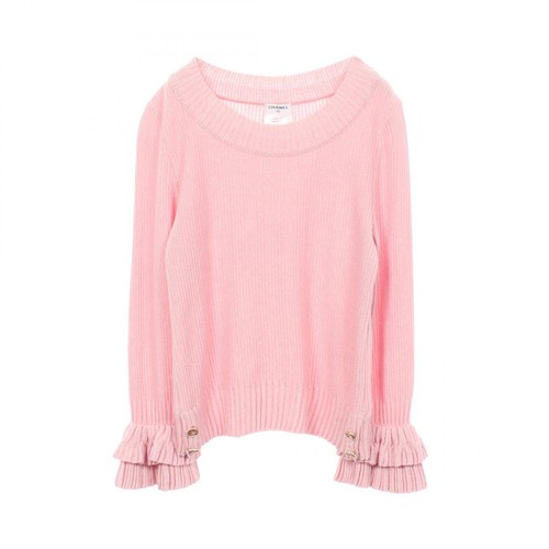 Pull tricoté bouton marque