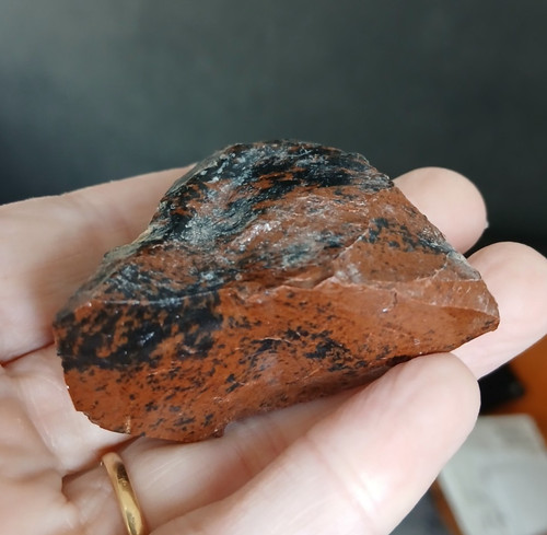 Obsidienne acajou brune - , ou