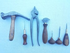 Lot ancien outil cordonnier