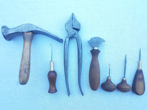 Lot ancien outil cordonnier