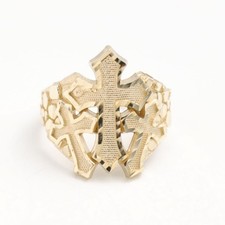 Bague Nugget Triple Croisé En