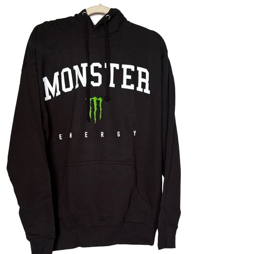 Monster energy hoodie - monster, black