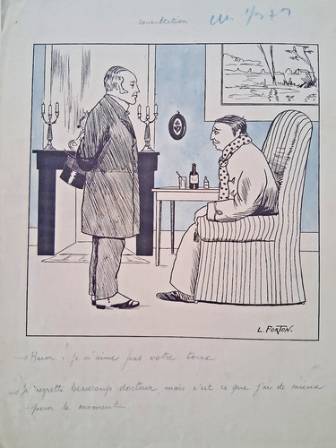 Dessin original signé louis - dessin,