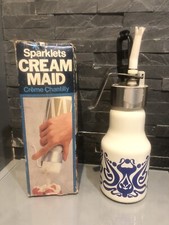 Siphon à chantilly vintage Montapanna Sparklets Cream Maid distributeur crème