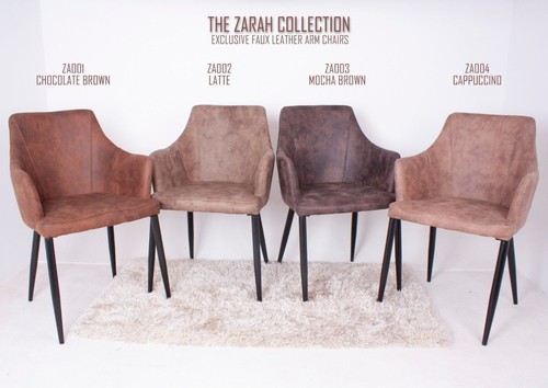 Simili cuir fauteuil manger - cuir,