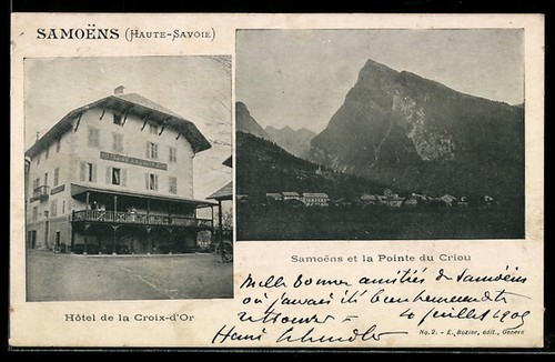 Cpa samoens haute - samoens, /haute-savoie