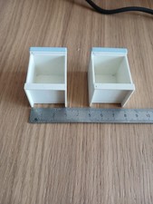 2 Petits  Meuble Bas Blanc