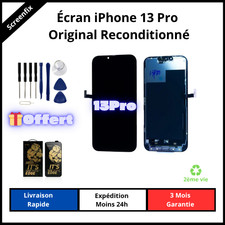 Écran iPhone 13 Pro reconditionné + kit de réparation + Verre trempé
