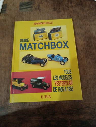 Livre vintage guide matchbox - livre,
