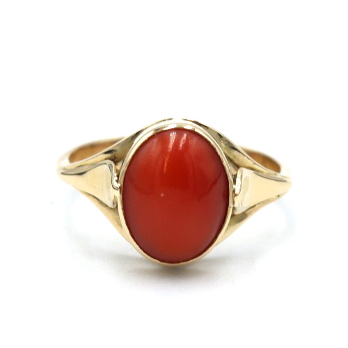 Bague corail rouge - bague, en