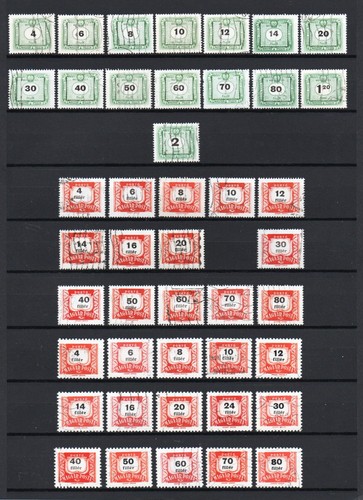 Timbres taxes hongrie - 74,