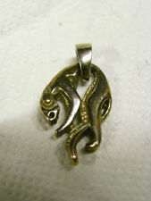 ANCIEN BIJOUX VINTAGE PENDENTIF PANTHÈRE PLAQUE OR  JEWEL