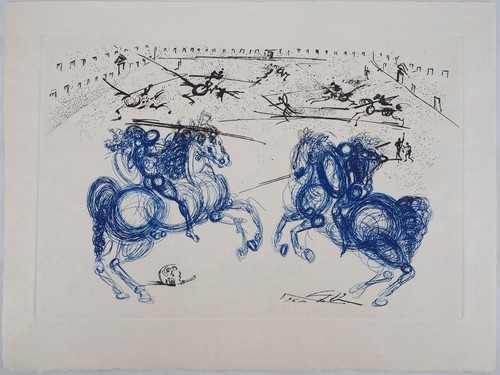 Salvador dali les cavaliers - :,