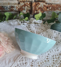 ANCIEN BOL DE GRAND MERE BLEU CIEL A FACETTES DIGOIN BADONVILLER ...