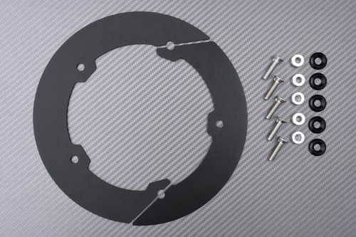 Caches couronne noir alu - couronne,