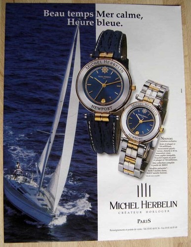 Publicité papier montre - -,