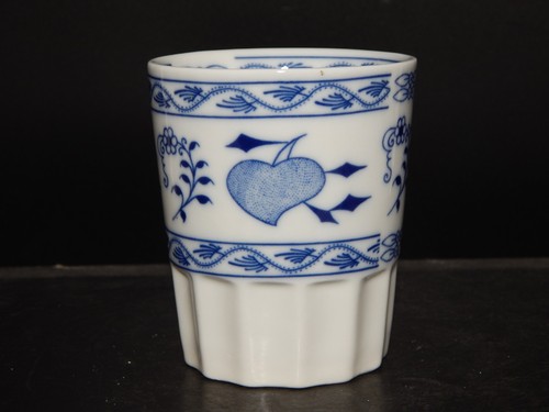 Vintage bocal verre porcelaine - bocal,