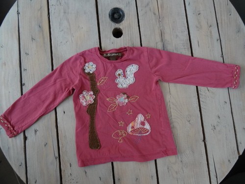 Shirt manches longues rose - longues,