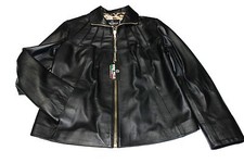 Veste En Cuir De Mouton Fait