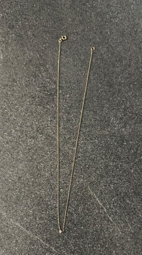Chaine avec diamant - diamant, 18