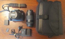 Canon EOS 2000D 24,1 Mp Appareil Photo Reflex Numérique Kit EF EFS - EXCELLENT 