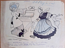 Dessin original signé CHARLES