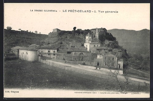 Cpa poët célard vue - cpa, poët-célard,