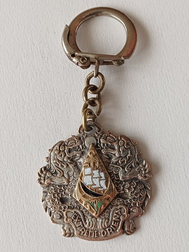 Porte clé ancien insigne - clé,