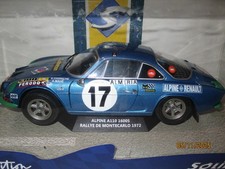SOLIDO  ECHELLE 1/18  ALPINE  A110 1600S  MONTECARLO  1972  DARNICHE / MAHE
