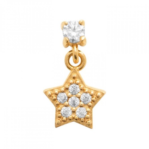 Piercing etoile tige titane - etoile,