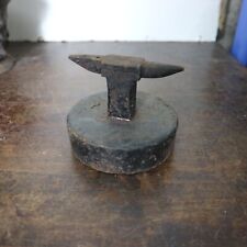 ancienne petite enclume de bijoutier sur socle 1.7kgs