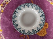 Assiette Creuse Terre de Fer Choisy le Roi HB et Cie Service Bordeaux Bleu 23,5c