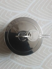 Ancien bouchon de réservoir d'essence antivol, Pj  Paul Journée Vintage Chromé 