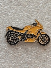 pin's moto BMW K 100 RS  Bike Biker Motor Cycles Yellow Jaune Course Race