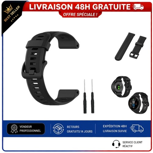 Bracelet silicone pour - pour, garmin