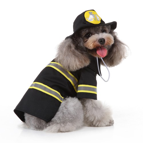 Costume pompier pour chien - ,