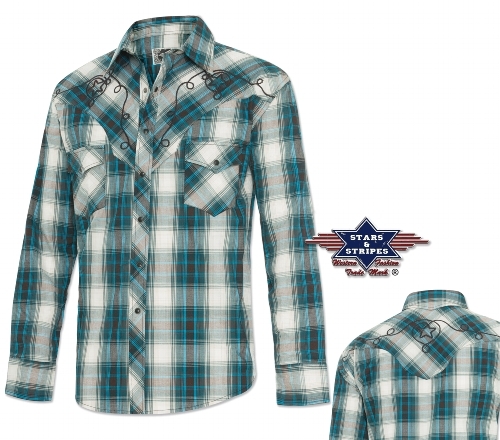 Jeff blue chemises - jeff, country