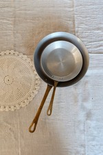 Poêles vintage cuivre et