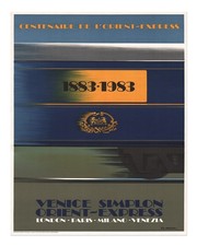 Affiche vintage Orient Express