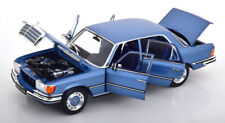 Mercedes 350 SE W116 de 1973 bleu Métallisé au 1/18 de NOREV 183971