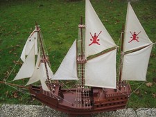 Maquette en Bois Caravelle